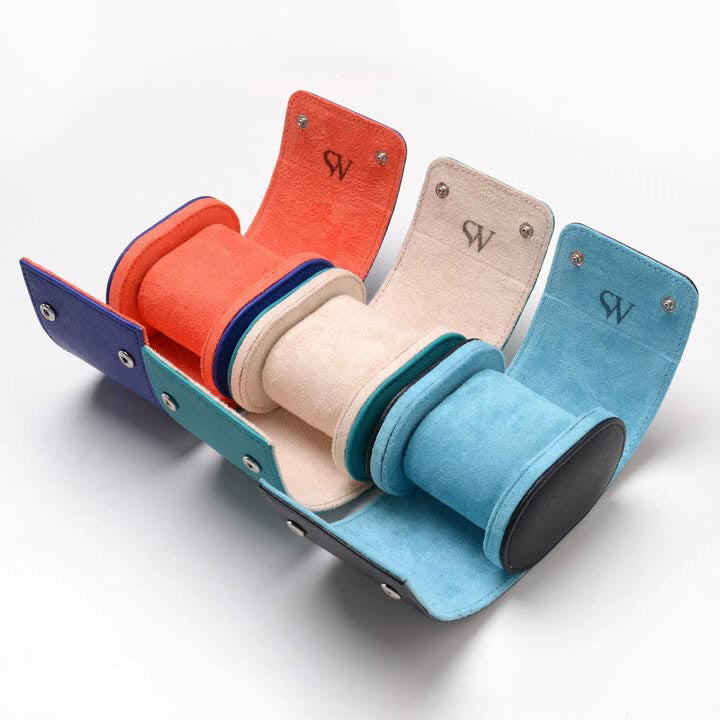 Leather Custom Watch Travel Roll | The Kettle Safe