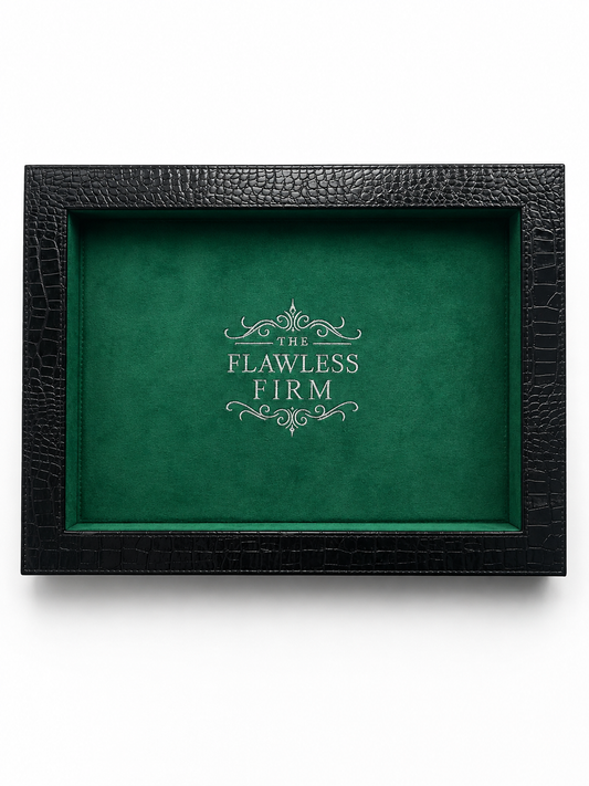 Bespoke Crocodile Leather Jewellery Tray