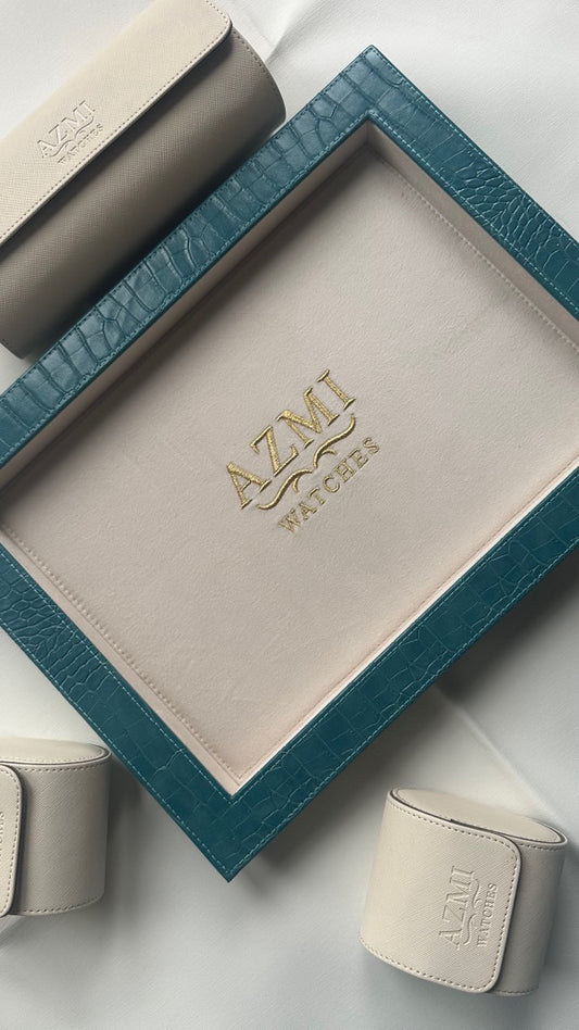 Custom jewellery tray with custom rolls 